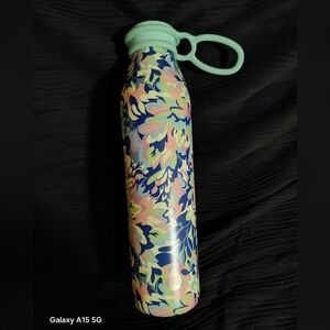 TAL mint green modern loop floral 20oz water bottle (121924C)